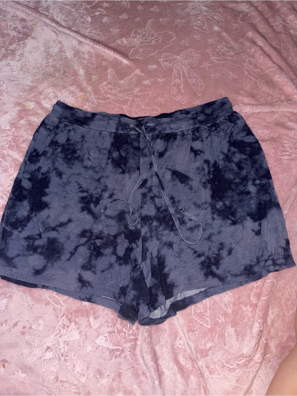 Jenni Black Tie-Dye Athletic Lounge Shorts